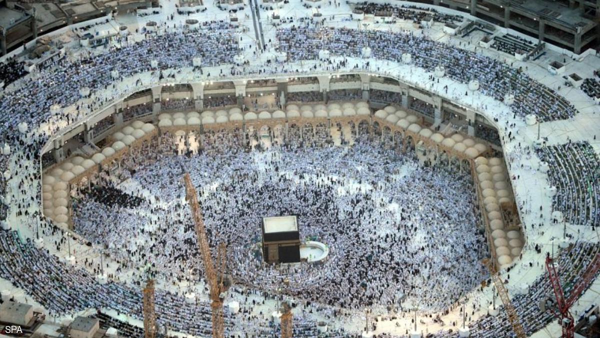 به‌ وێنه‌... مه‌ككه‌ی پیرۆز له‌ به‌رزایی 1000 مه‌تره‌وه‌